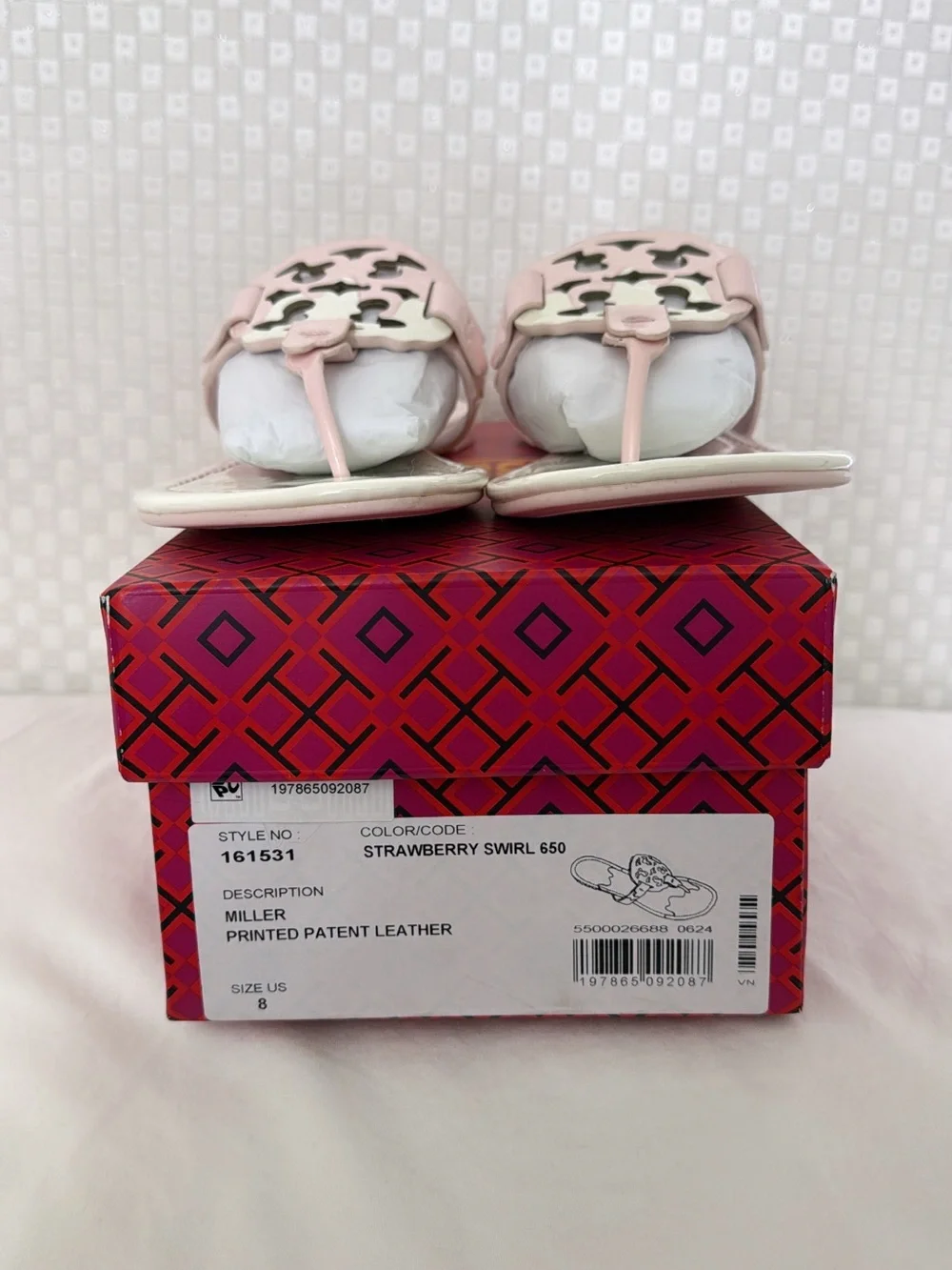 Tory Burch leather thong